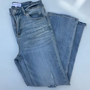 Risen Jeans Classic Distressed Blue Denim Jeans